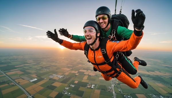 S'initier au saut en parachute et au vol libre